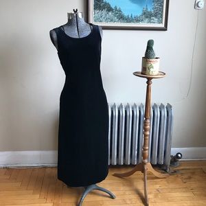 VINTAGE Velvet Maxi Dress